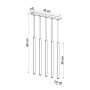 PENDENTE STELMET 5XG9 IN METALLO NERO