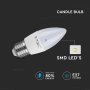 LED LAMPADINA 4.5W E27 CANDLE 4500K