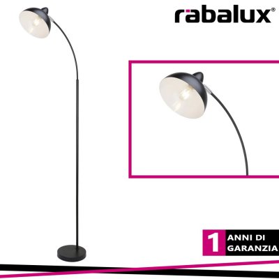 LAMPADA A PIANTANA DARON 160CM NERO E27
