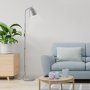 LAMPADA A PIANTANA MALIA 135CM GREY E27