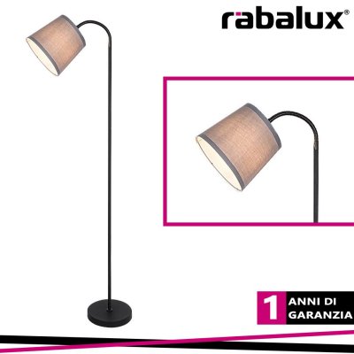 LAMPADA A PIANTANA GODRIC 141CM GREY E27