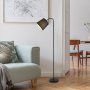 LAMPADA A PIANTANA GODRIC 141CM NERO E27