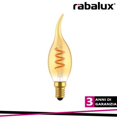 LAMPADINA E14 FILAMENTO CANDELA 2,5W 2000K
