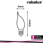 LAMPADINA E14 FILAMENTO CANDELA 2,5W 2000K