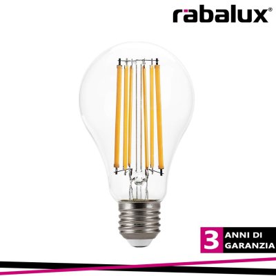 LAMPADINA E27 12W 4000K FILAMENTO 2000LM