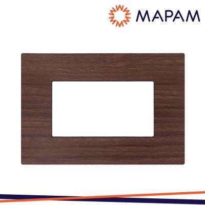 PLACCA TECNOPOLIMERO SPAZZOLATO M5004SL-3 JOY 4P CILIEGIO