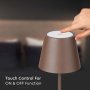 2W LED LAMPADA DA TAVOLO (4400MA BATTERY) IP54 CORTEN BODY 3000K