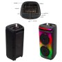 ALTOPARLANTE RICARICABILE 400W CON 1 MICROFONO CABLATO CONTROLLO RF E MANIGLIA 2X6,5 POLLICI