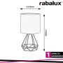LAMPADA KINGA DA TAVOLO E14 BROWN/GOLD