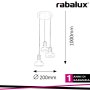 PENDENTE AGRIFOGLIO 3XE14      BIANCO