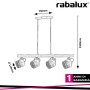 PENDENTE ROTEM 4XE14 750MM WALNUT/BLACK