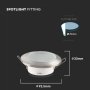 GU10 FITTING ROTONDO SATIN NICKEL