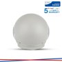 4W LED LAMPADA DA PARETE CORPO GRIGIO ROTONDO IP65 4000K