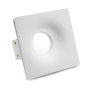 FARETTO IN GESSO 120X120MM QUADRATO HOLDER GU10 INCLUSO