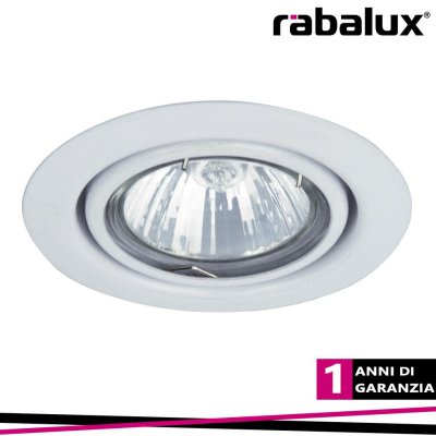 SPOT RELIGHT ROUND ADJ GU5.3  , 12V, WHITE