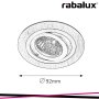 SPOT FASHION, DOWNLIGHT, ADJUSTABLE, ROUND, GU5.3, 12V, ALUM