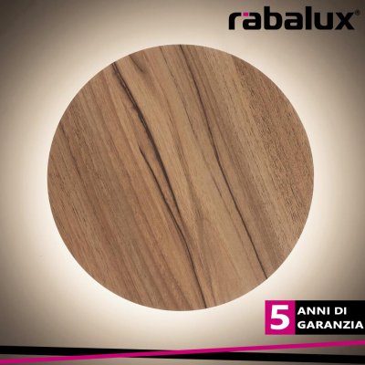 MARLON, INDIREKT WALL LAMP, OAK, MDF MATERIAL, IN-BUILT LED
