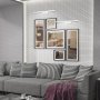 ALBINA, PICTURE LIGHT, MATTE WHITE, IN-BUILT LED 8W 450LM 40