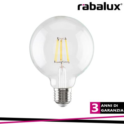 FILAMENT LED E27 G95 7W 4000K  870LM