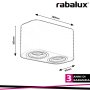 KOBALD, INDOOR ALUMINIUM CEILING LAMP, RECTANGLE DOWNLIGHT 1