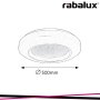 TAYLOR, SPARKLING CEILING LAMP WITH IN-BUILT LED AND REMOTE