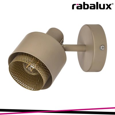 FEDORA METAL SPOT , E14 1XMAX 40W, LIGHT BROWN, GOLD FEDORA METAL SPOT , E14 1XMAX 40W, LIGHT BROWN, GOLD
