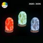 WASABI, MINI SALT RGB LED DECOR LAMP WITH USB, MOON SHAPE, O