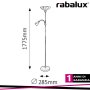 HARMONY LUX FLOOR LAMP, WITH READING ARM, H178CM