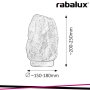ROCK, TABLE LAMP, 6-10KG