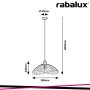 IDUNA, METAL PENDANT LAMP , E27 1XMAX 60W, MATT BLACK