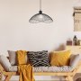 IDUNA, METAL PENDANT LAMP , E27 1XMAX 60W, MATT BLACK