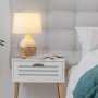 YVETTE, NATURAL STYLE DECORATIVE TABLE LAMP
