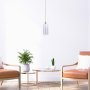 PANTHEA, GLASS PENDANT, E27 1XMAX 40W, GOLD, SEMI-TRANSPAREN