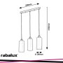 PANTHEA, GLASS PENDANT, E27 1XMAX 40W, GOLD, SEMI-TRANSPAREN