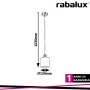 NATINA, PENDANT, BROWN/SATIN CHROME, E14 1X MAX 25W, EXCL.