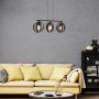 CORTADO, INDOOR IRON PENDANT LAMP, E27 3X MAX 40W, L84XD25XH