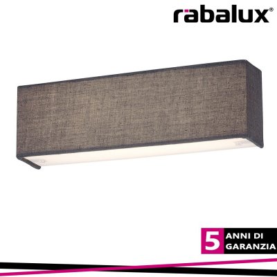 MORPHEUS, WALL LAMP, GREY/WHITE, IN-BUILT LED 6W 420LM 3000K
