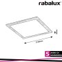 ALMOND, LED PANEL CEILING LAMP, WOOD PAINTED ALUMINUM FRAME,