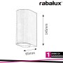 CHILE, OUTDOOR WALL LAMP,UP AND DOWN LIGHTS, WITHOUT BULB, C