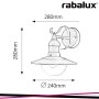 OSLO, OUTDOOR WALL LAMP