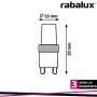 LED G9, 2W, 230V, 170 LM, 4000K