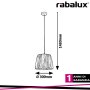 PIXIE, PENDANT, E27 1X MAX 60W, BLUE