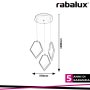 SILVANA,PENDANT,3XLED 45W 3000K