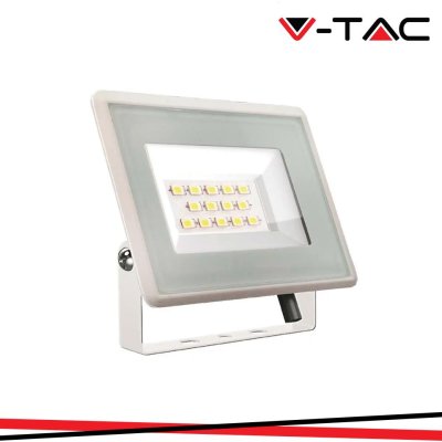 10W LED PROIETTORE SMD F-SERIES CORPO BIANCO6500K