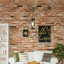 OBERON PENDANT E14 MAX 40W    OFFEE/AMBER