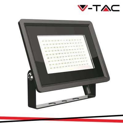 100W LED PROIETTORE SMD F-SERIES CORPO NERO 6500K