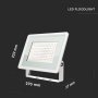 100W LED PROIETTORE SMD F-SERIES COLORE BIANCO 6500K