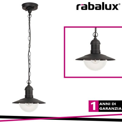 OSLO OUTDOOR PENDANT E27 60W BLACK IP44