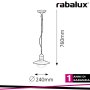 OSLO OUTDOOR PENDANT E27 60W BLACK IP44