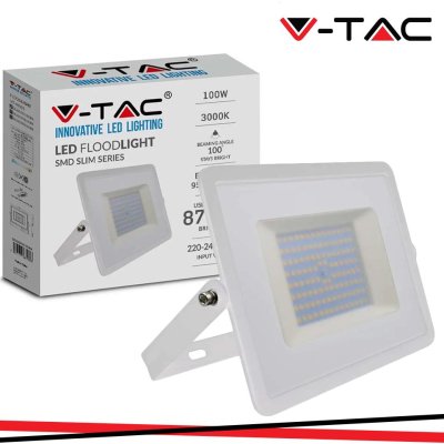 100W LED PROIETTORE SMD E-SERIES G2 COLORE BIANCO3000K